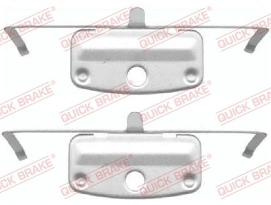 ZubehÖRsatz Scheibenbremsbelag Vorne Quick Brake 109 1644 FÜR BMW-image