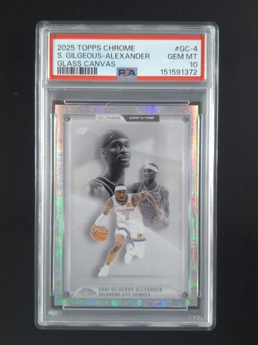 2025 Topps Chrome Shai Gilgeous-Alexander Base (PSA 10)