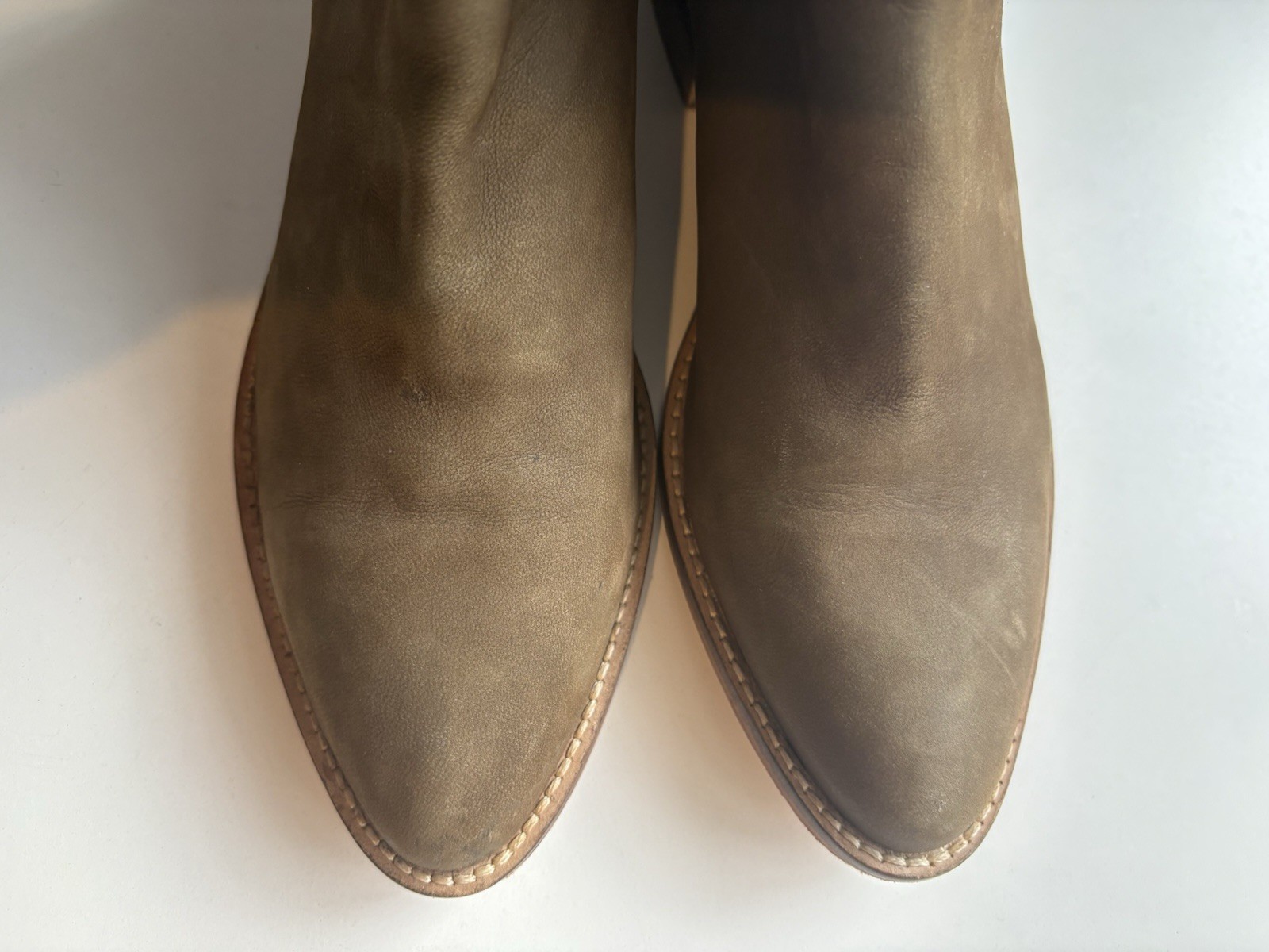 Womens Free People Booties Zip Up Back Size 37, 6.5 Original Tag On boot