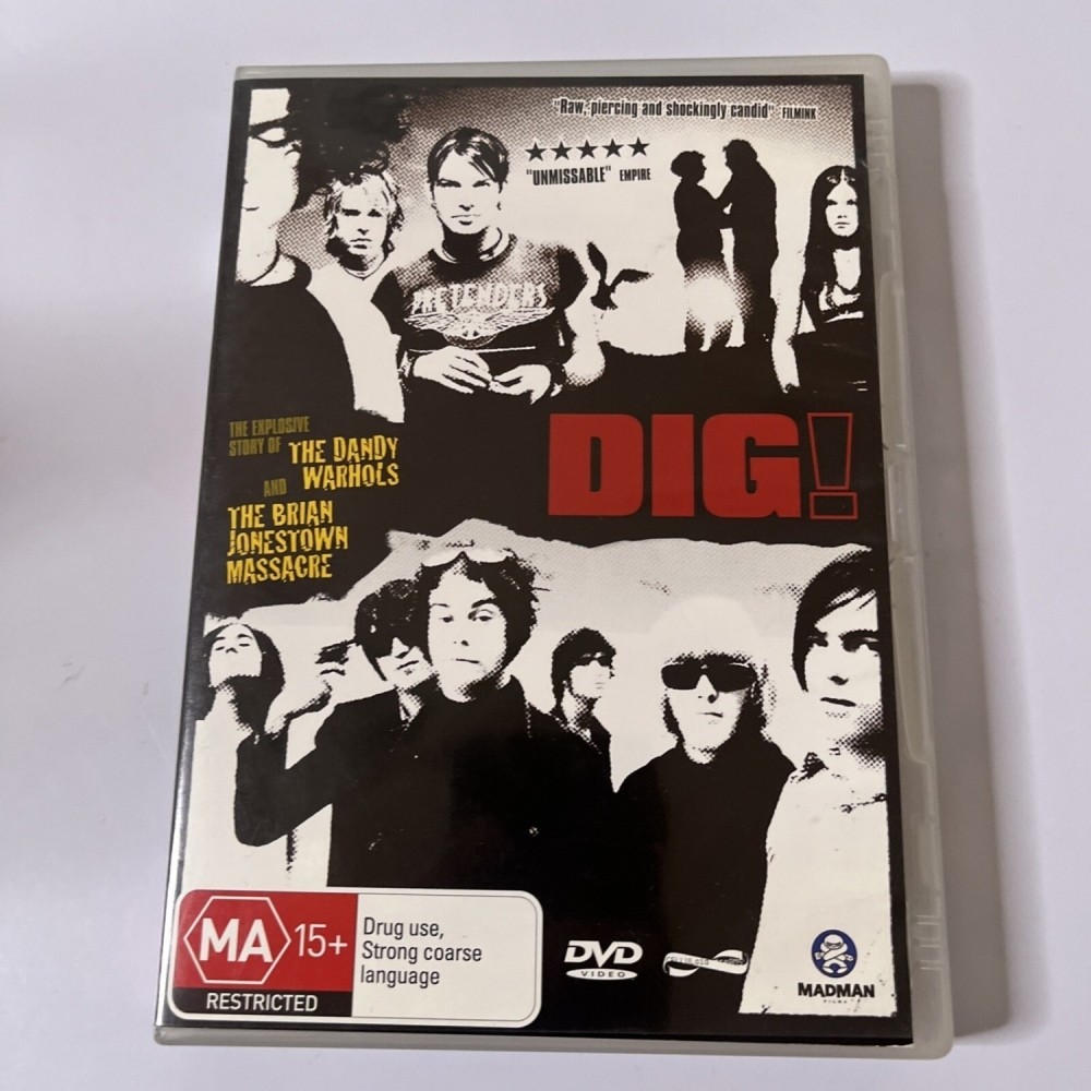 Dig! Dandy Warhol's Documentary (DVD, 2004) All Regions DVD NTSC