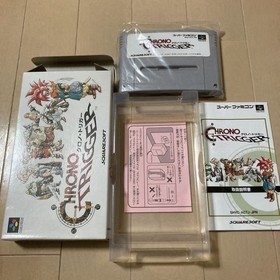 Super Famicom Chrono Trigger NTSC-J Nintendo Japanese SNES SFC w/Box Manual