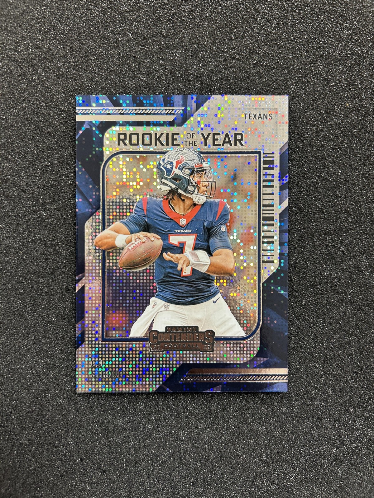 2023 Panini Contenders C.J. Stroud Rookie of the Year Contenders Sparkle #5