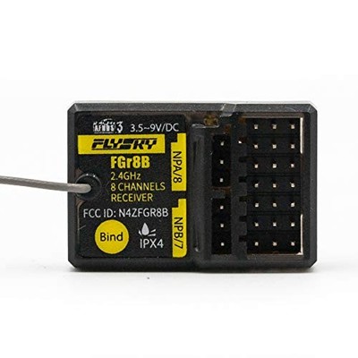  Flysky FGR8B Receiver, 2.4GHz 8CH Remote Control Receiver PWM/PPM/i-Bus 