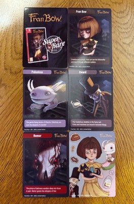 Fran Bow Card Set - Super Rare Games (6 Cards in Total) Exclusive! Limited Print