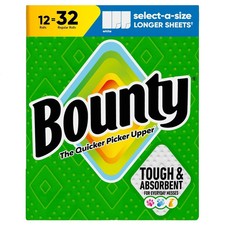 Bounty Select-A-Size 2-Ply Paper Towels, 12 R...