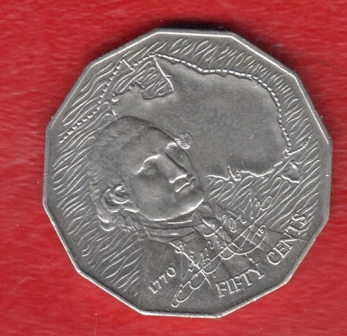 1970 Australia 50 Cents — photo from the most recent tracked eBay sale