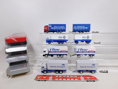 4x Herpa H0 1:87 LKW MAN: Potthast+Reiter+SGL+Viktoria s.g./NEUW+OVP #DF916-0,5