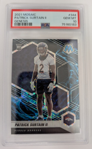 Patrick Surtain II [Genesis] #344 2021 Panini Mosaic card