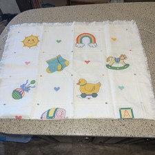 Multi Colored Baby Blanket 26  x40  