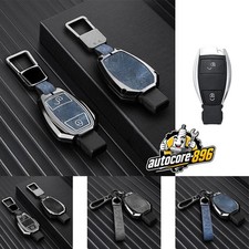 Zinc Alloy Leather Car Key Case Cover For Mercedes Benz Slk Ml Glk A B C E S G M
