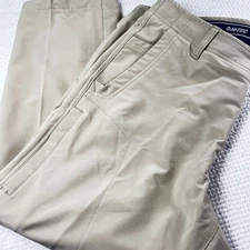Hi-Tec Men's 36x26 Hemmed Beige Active Pants Hiking Workwear Stretch Outdoor