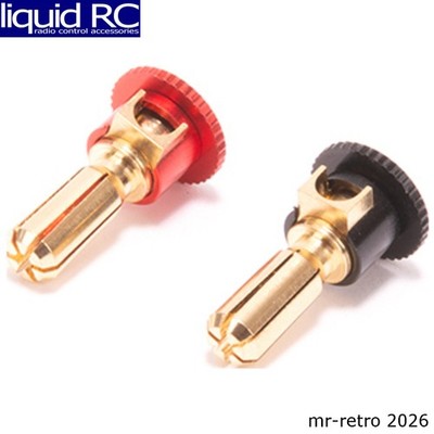 Core RC schCR901 CORE RC Lockdown heat sink Bullet Plug Grips - 5mm