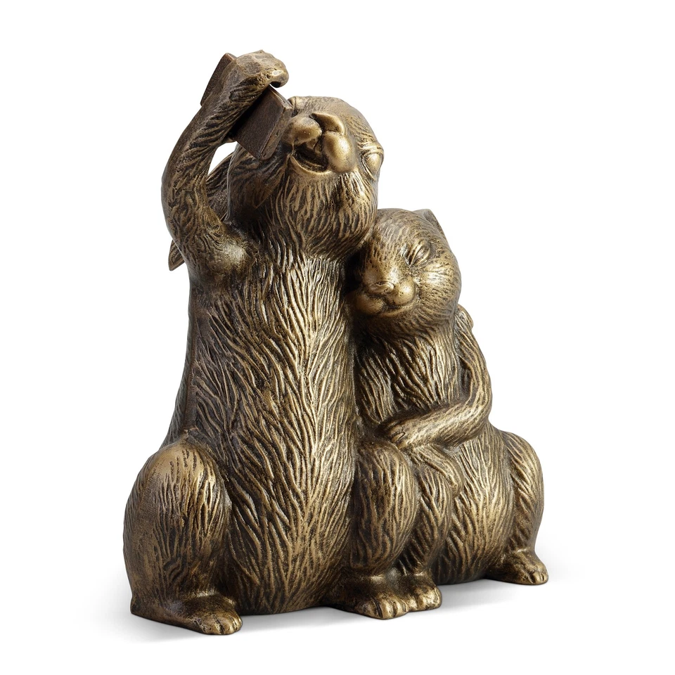 自拍甜品花园雕塑铝家居装饰收藏品 — 第 3/4 张图片