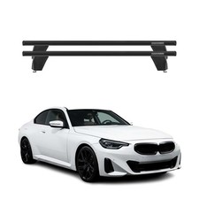 Menabo Dachträger Grundtäger für BMW 4er G22 Coupé 2020-2026 50kg Alu Schwarz 2x
