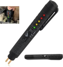 Brake Fluid Tester Pen with 5 LED Display, Professional Moisture Tester for DOT-