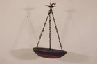Art Nouveau Hanging Lamp Glass Bowl France Circa 1910 (MVL8066)