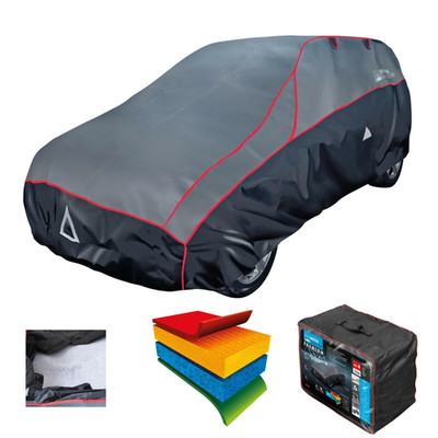 Hagelschutzplane Auto SUV gepolstert 4-lagig 190x193x485 cm DFSK Glory 580 600
