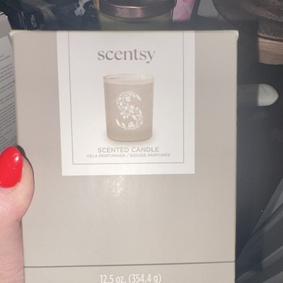 Scentsy Winterberry Apple Tea Beige Scented Jar Candle, 12.5 oz, 106090