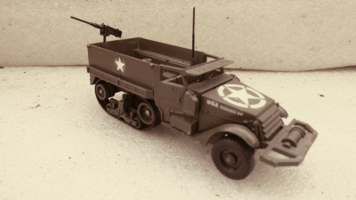 ASPECT NEUF HALF TRACK M3 SOLIDO BOITE ANCIENNE Ref 244