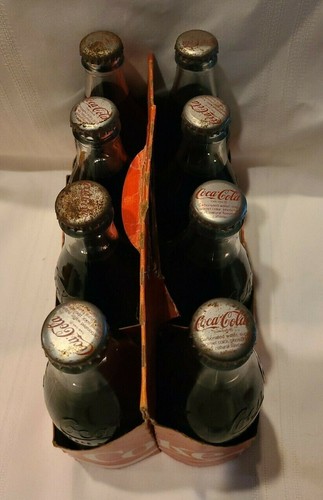 8 Pack Coca-Cola Bottles 75th Anniversary Pacific Bottling Comp Commemorative - Picture 9 of 12