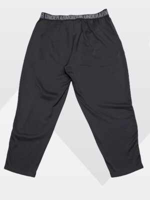 Under Armour HeatGear ブラックパンツ SM Under Armour Unisex Black Heat Gear Loose Fit Jogger Track