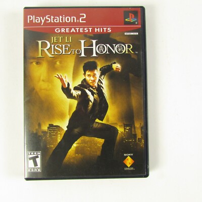 Jet Li Rise to Honor PS2 (PlayStation 2, 2004) Video Game