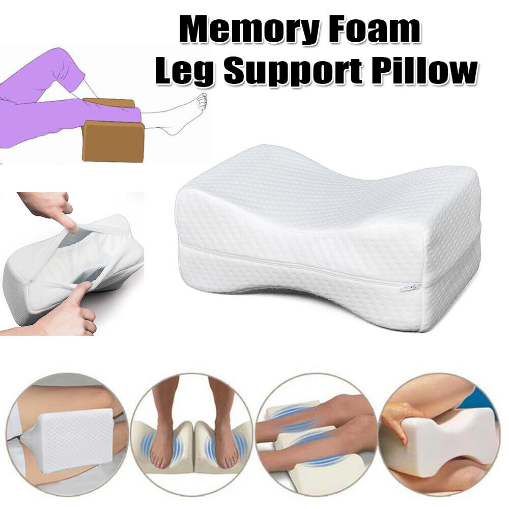 Knee Leg Pillow Memory Foam For Side Sleeper Rest Between Legs Support  Cushion