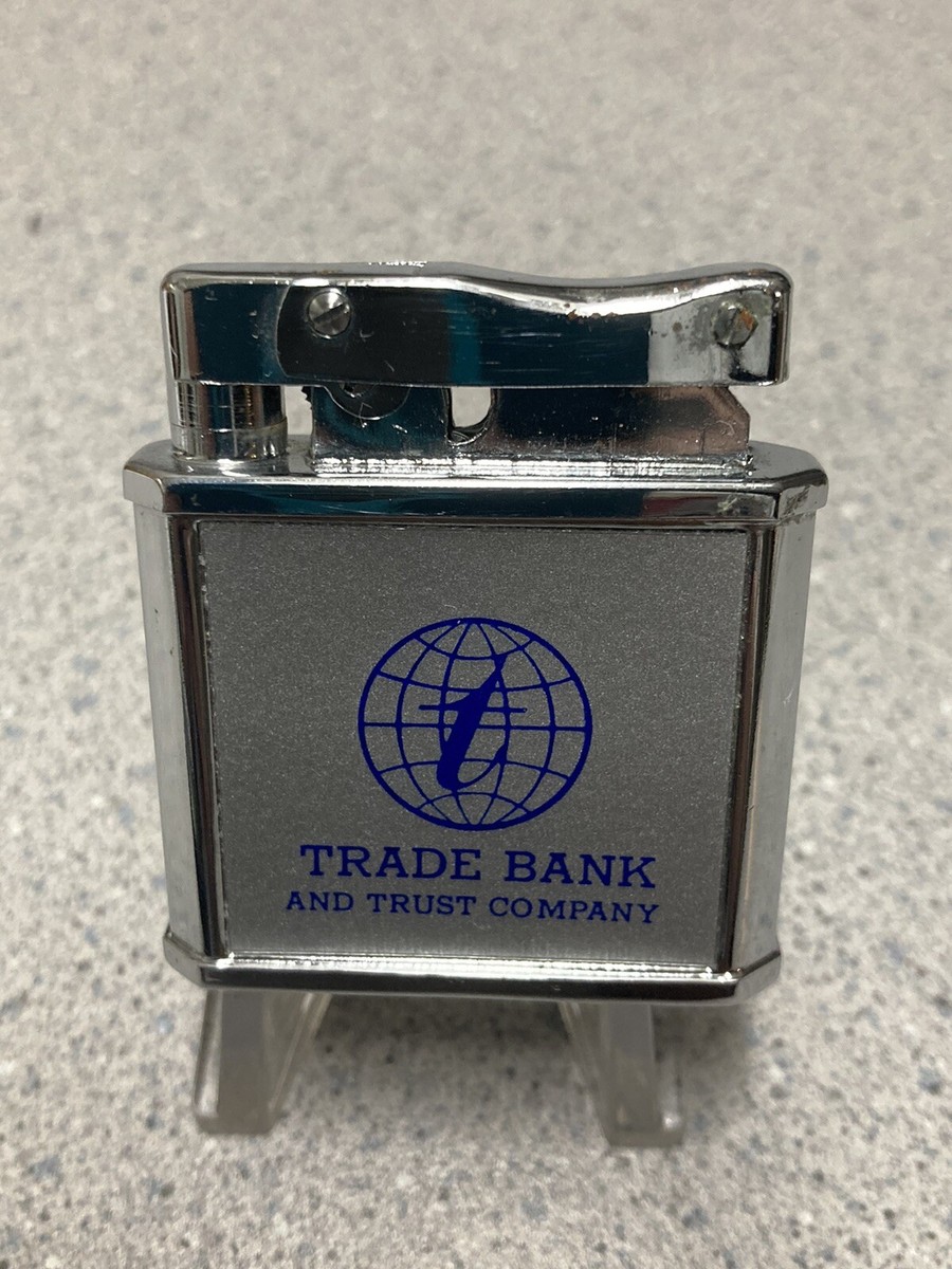 Vintage Barlow Lighter Trade Bank And Trust Company