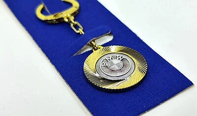 HR AUTOCOMFORT Original 1961 Metall Schlüsselanhänger BMW Lüfterrad Diamantschliff Anhänger