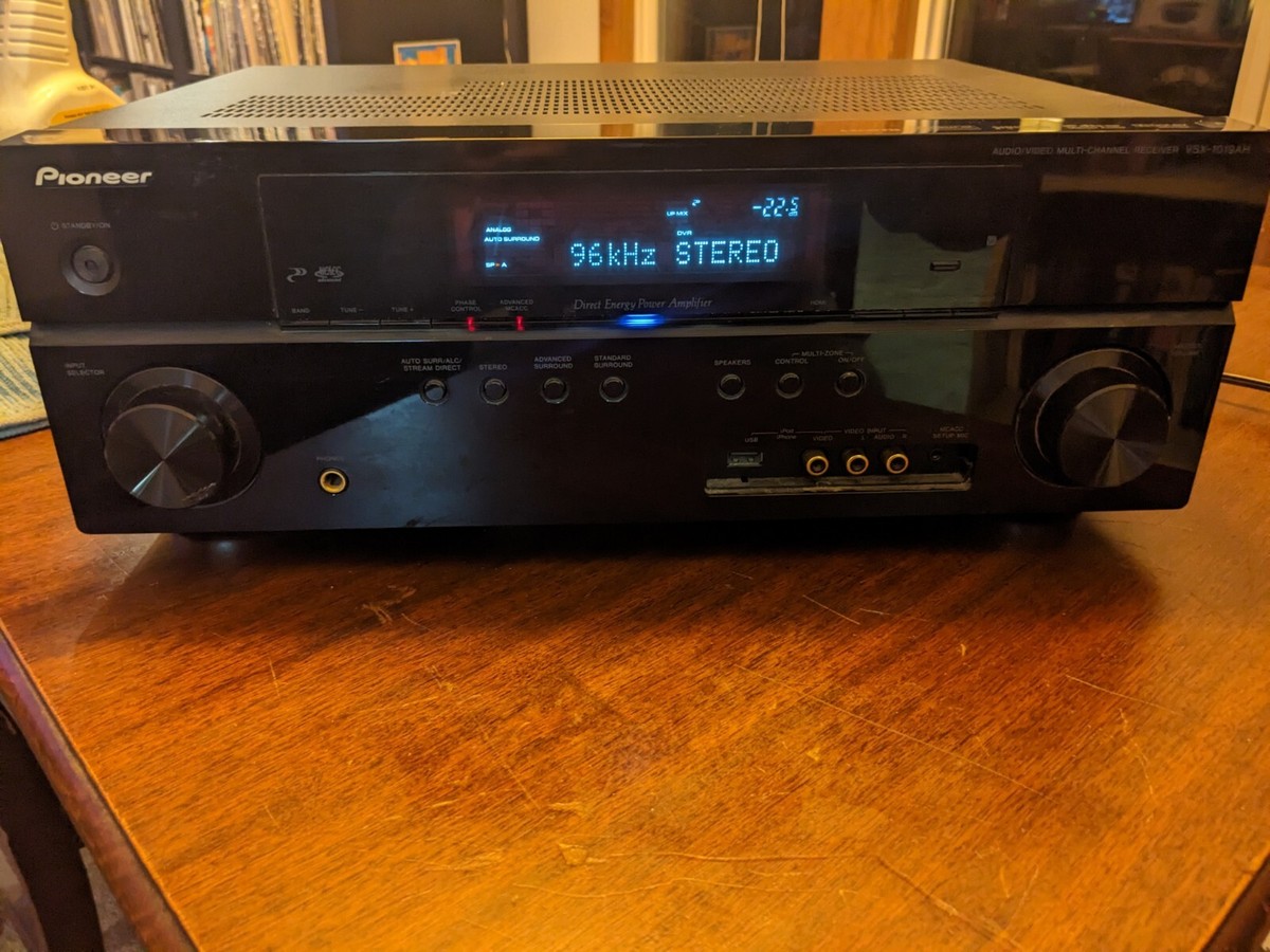 Pioneer VSX-1019AH-K 7-Channel A/V Receiver bundle. Includes