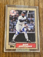Don Mattingly 2004 1987 Topps #500 Originals Signature Edition Buyback SSP /84