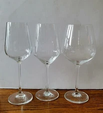Set of 3 Schott Zwiesel German Crystal Wine Glasses from 2001
