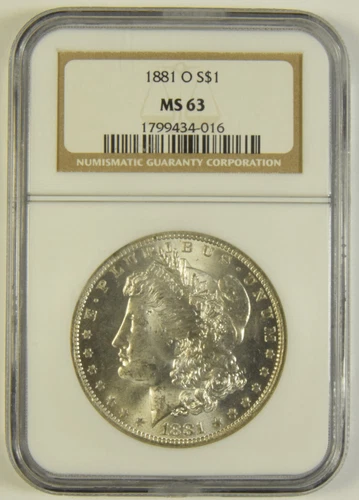 1881-O Morgan Dollar NGC MS-63 #34-016
