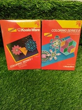 Atari Koala Ware Coloring Series 1 2 Geometric Designs 1983 Brand New/Sealed 