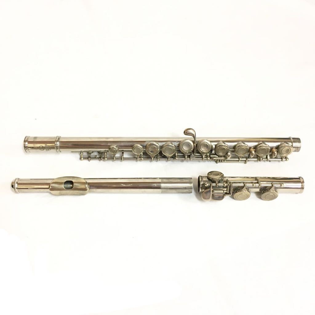 YAMAHA YFL-23 Flute Second hand Nikkan NICKEL SILVER YAMAHA YFL-23 Flute Second hand Nikkan NICKEL SILVER