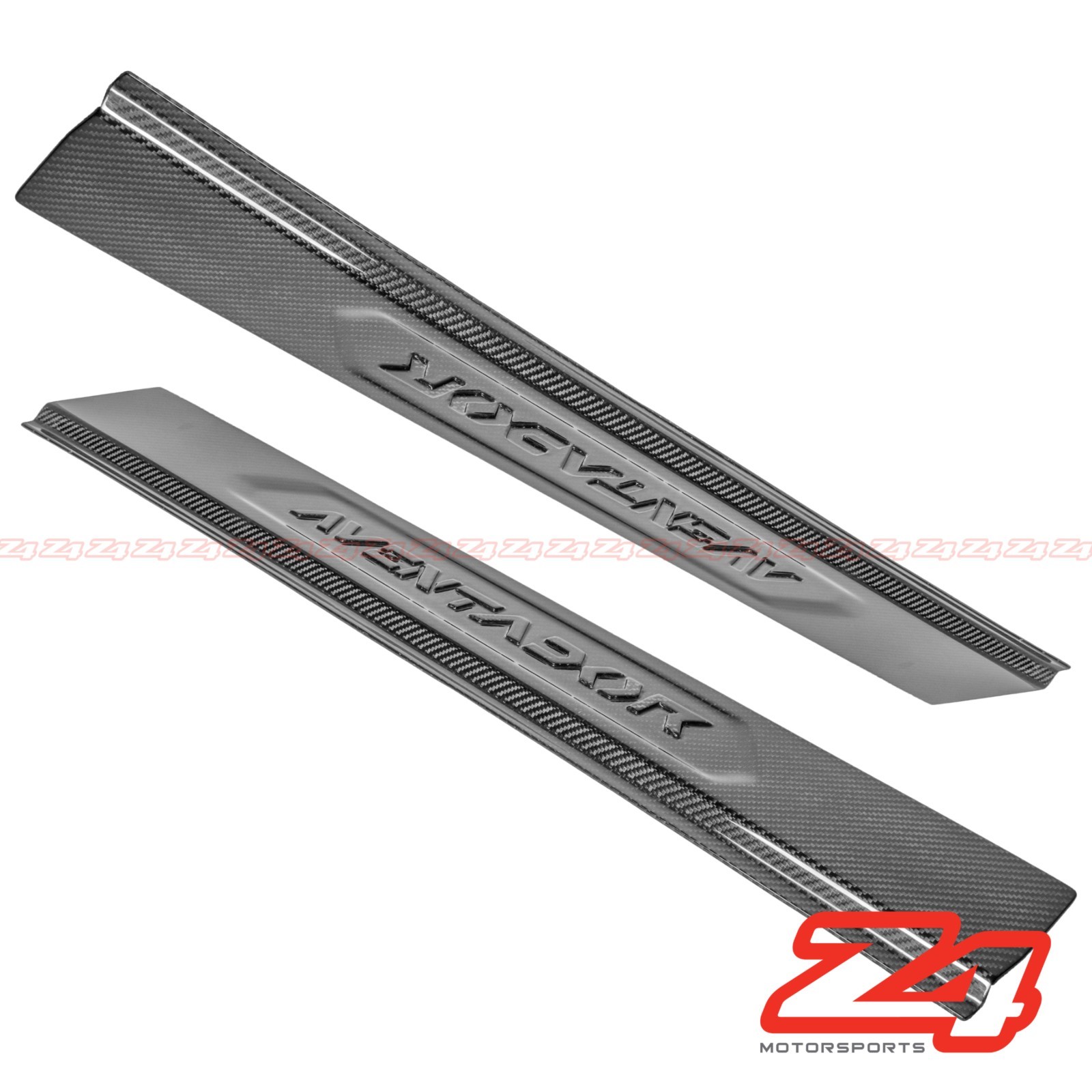 Lamborghini Aventador 100% Carbon Fiber Side Door Step Sill Scuff Plate 2 PCS