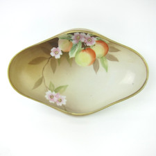 Hand Painted Nippon Style Porcelain Handled Bowl with Fruit Motif — listing 5