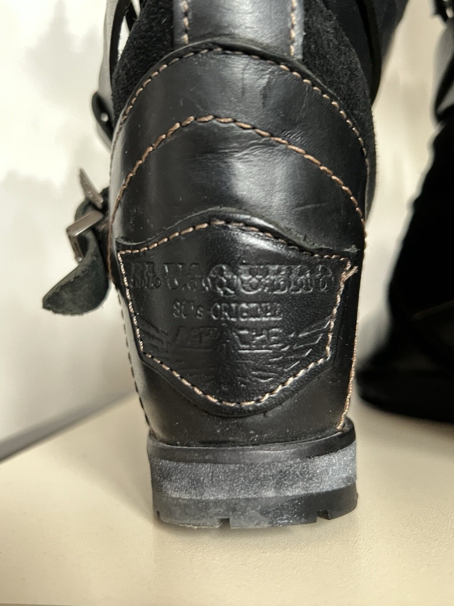 VALERIO GIUNTOLI レザーブーツ イタリア 靴 シューズ El Vaquero, Black Leather Boots by designer Valerio Giuntoli