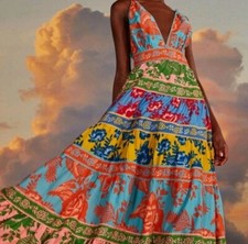 Small  Farm Rio Mix Garden Maxidress