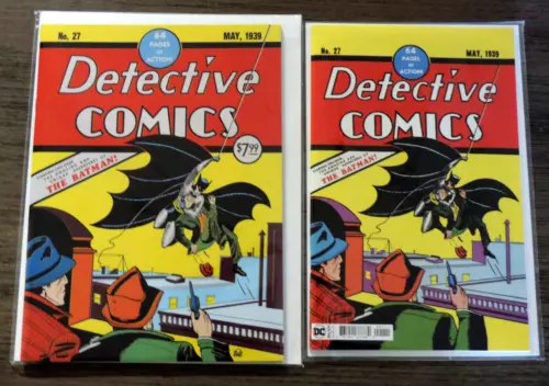 Detective Comics #27  Facsimile Edition 1939 Reprint 1st Batman DC 2022/2024 SET