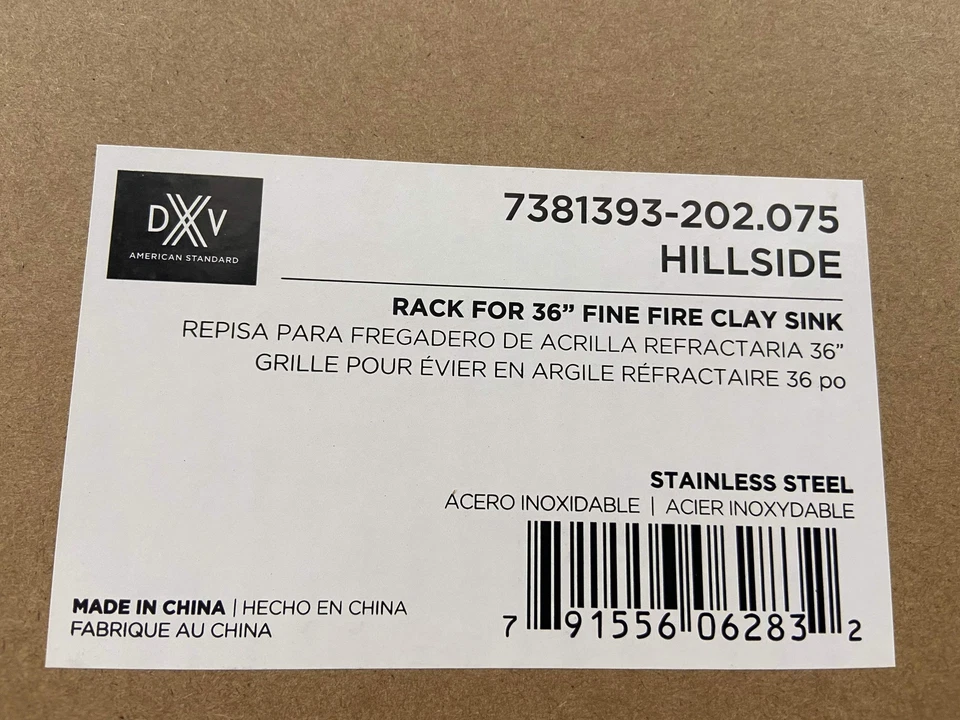 Estante de fregadero de acero inoxidable American Standard 7381393-202.075; 31-1/4" x 13-1/2" 207548 Foto 4 de 4