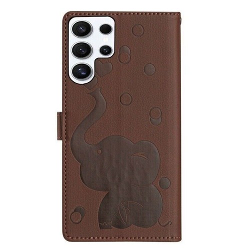 PU Leather Elephant Wallet Phone Case For Samsung S20 S21 S22 S23 S24 S25 Ultra - Picture 66 of 72