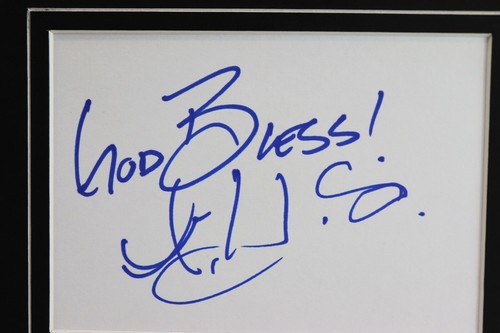Pantalla de fotos de lencería enmarcada 16x20 firmada por Angie Harmon - Imagen 2 de 2