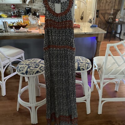THLM Woman s Dresses Size Medium Embroidered Maxi