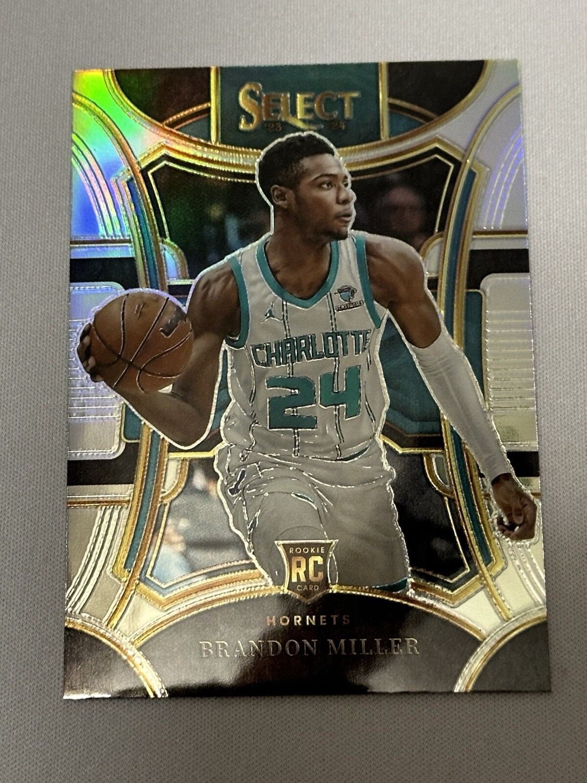 2023-24 Panini Select Mezzanine Silver Prizm Rookie  Brandon Miller RC Hornets