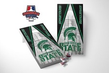 Football Cornhole Board Vinyl Wrap Skins Laminated Decal Sticker Set