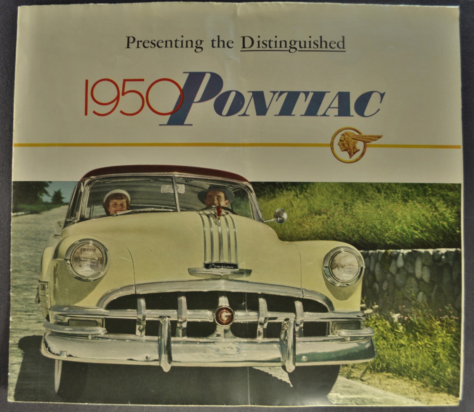 1950 Pontiac Lg Brochure Catalina Chieftain Streamliner Wagon Nice Original 50