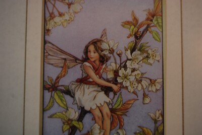 VINTAGE THE WILD CHERRY BLOSSOM FAIRY BY CICELY M BARKER MAT