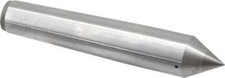 Made in USA Carbide-Tipped Alloy Steel Standard Point Solid Dead Center