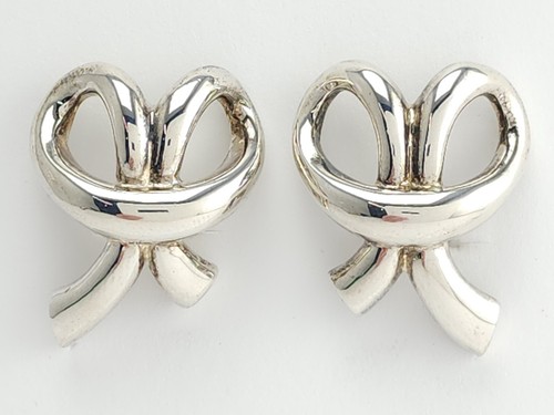 Charles Krypell Sterling Silver 925 Clip On Earrings Signed Designer Knot 14.8g - Picture 2 of 24